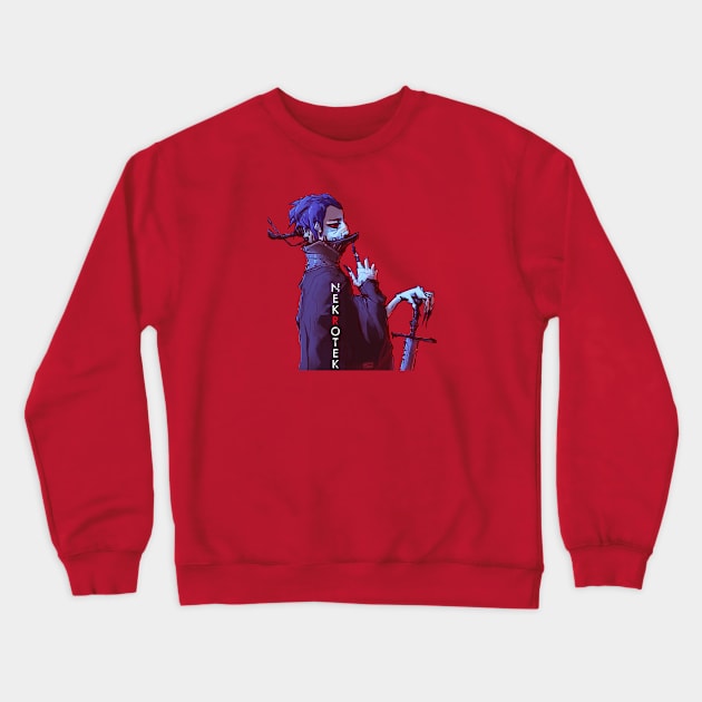 Nekrotek 004 Crewneck Sweatshirt by dlikt